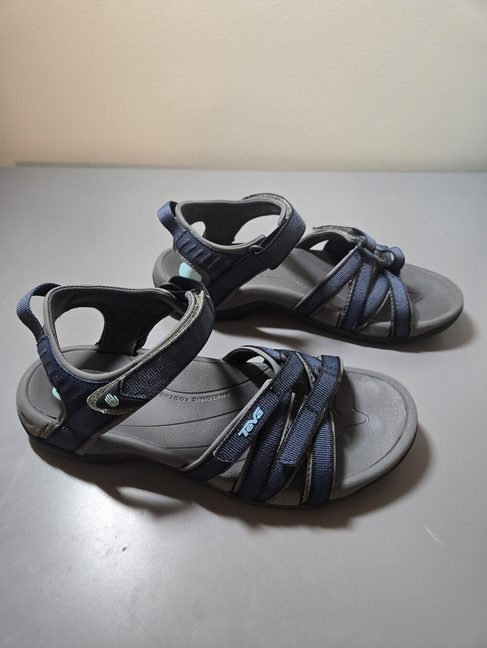 Teva Women's Tirra Hiking Sandals Navy Size 8 Comfort, Othotic, Gorpcore Granola - Picture 4 of 6